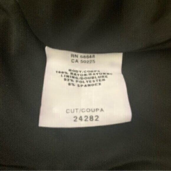 ABS Black Vintage Fitted Evening Formal Maxi Dress - Picture 14 of 16